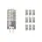 Multipack 10x Osram Parathom LED Pin GY6.35 4.5W 470lm - 827 Extra Warm White | Dimmable - Replaces 40W