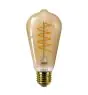 Philips MASTER Value LED Bulb E27 Edison Filament Gold 4W 250lm - 818 Extra Warm White | Dimmable - Replaces 25W