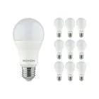 Multipack 10x Noxion Lucent Classic LED E27 Pear Frosted 11W 1055lm - 827 Extra Warm White | Dimmable - Replaces 75W