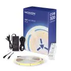 Noxion LED Strip Naga 5 Meter Complete Set - Smart Wifi - 24V - 320LEDs/m - COB - 8W/m - 940 Cool White | 8mm - IP20 - Best Colour Rendering